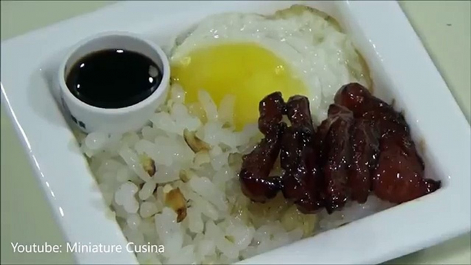 Filipino Breakfast TOCILOG; ASMR Cooking Sounds Miniature Food Cooking (kids toys channel)