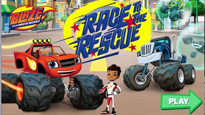 Blaze and the Monster Machines: Blaze Race to the Rescue | Blaze & AJ rescue his friends By Nick Jr.