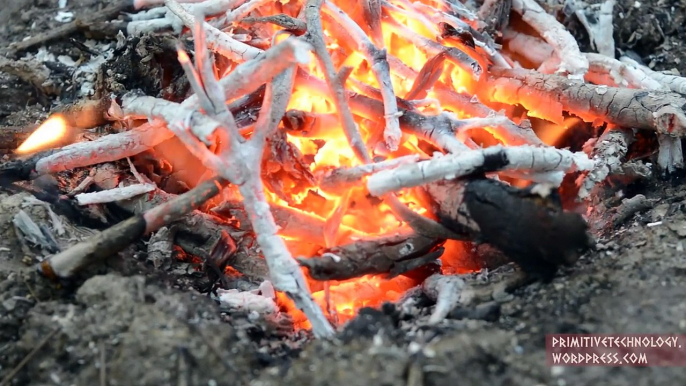 Primitive Technology: Reusable charcoal mound