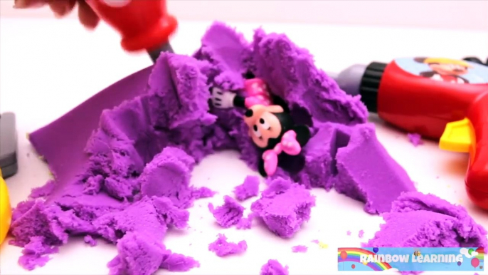 Kinetic Sand Ice Cream Surprise Toys Disney Mickey Tool Set Learn Colors