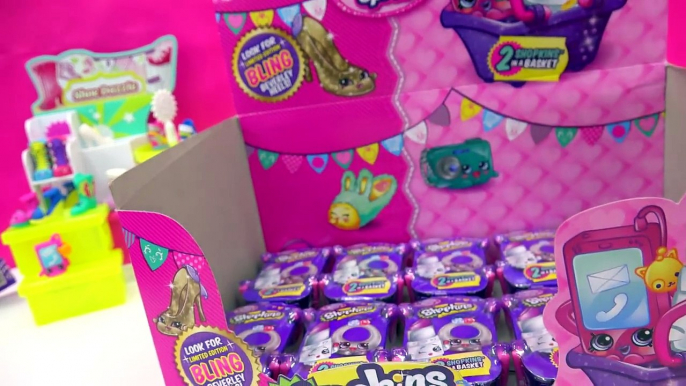 Shopkins FASHION SPREE Blind Bag Box Unboxing Season 1 , 2 , 3 Exclusive Colors - Cookieswirlc Video