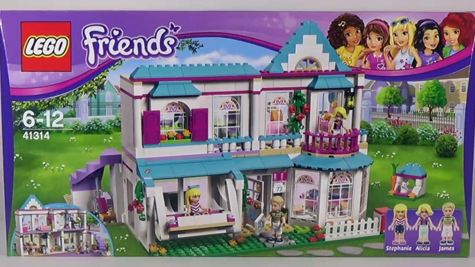 LEGO Friends Stephanies House - Playset 41314 Toy Unboxing & Speed Build