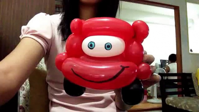 造型氣球 Lightning McQueen balloon 折氣球 閃電麥坤 GLOBOFLEXIA 風船 バルーンアート