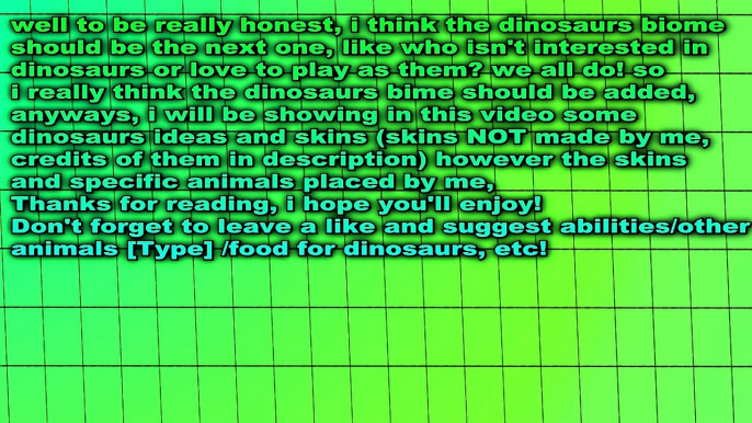 ALL THE NEW DINOSAURS BIOME ANIMALS!! THE BEST ANIMALS (Mope.io)