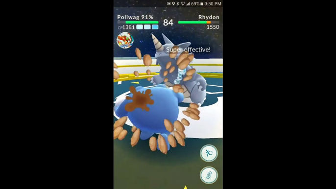 Pokémon GO Gym Battles Level 6 Gym Gengar Pinsir Muk Poliwrath Rhydon Arcanine & more