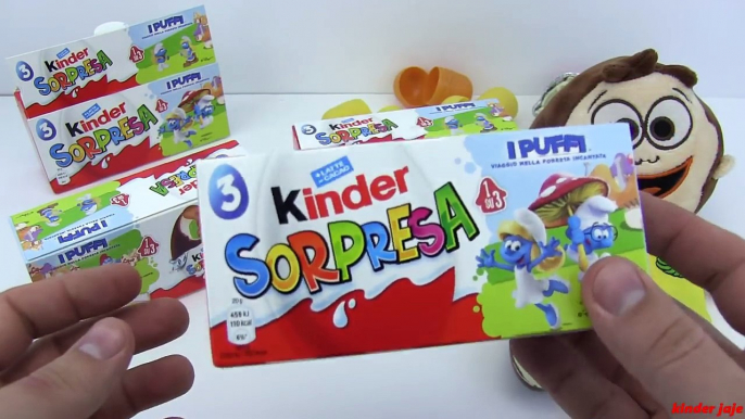 Kinder Jaja STRUMFOVI !!! NOVA Kolekcija 12 Smurfs Kinder Surprise eggs 12 Jajko Niespodzianka