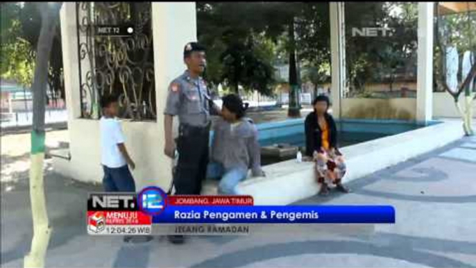 Penertiban pengamen di Jombang jelang ramadhan - NET12