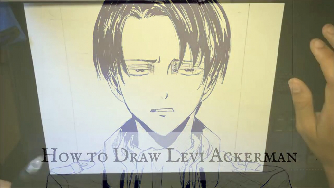 How to Draw Levi Ackerman | Como Dibujar a Levi Ackerman