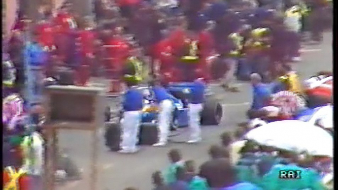 Gran Premio del Belgio 1987: Sosta di Warwick, ritiri di Alboreto, N. Piquet e Capelli e pit stop di Mansell