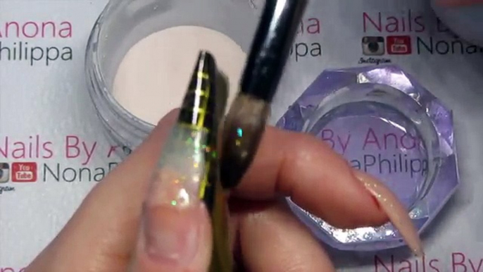 How To Mix Glitter & Acrylic