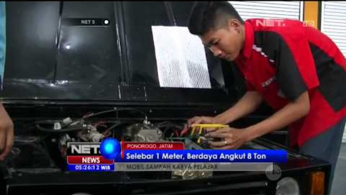 Mobil Pengankut Sampah Ramah Lingkungan Karya Siswa Ponorogo - NET5