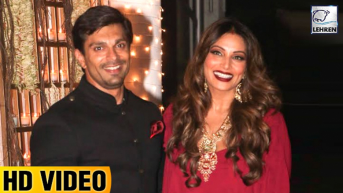 Bipasha Basu and Karan Singh Grover At Shilpa Shetty Diwali Party