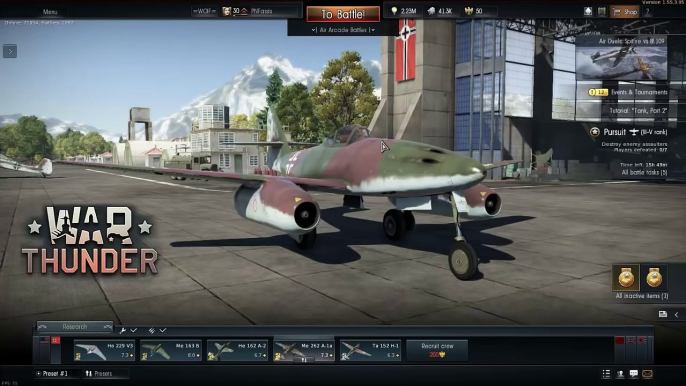 War Thunder(ไทย) มหาเทพ HE 162 A-2 (ตลก ฮาๆ)