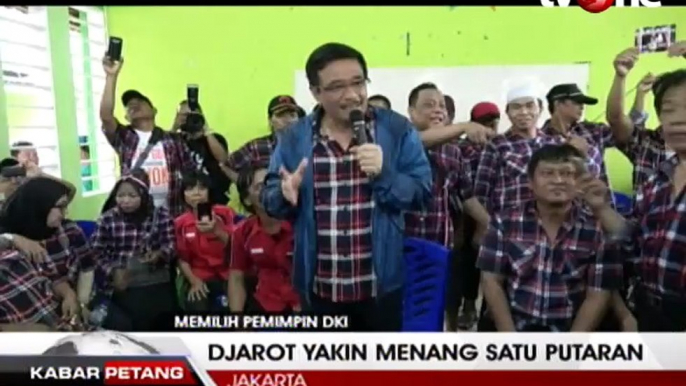 Berkampanye di Jatipulo, Djarot Yakin Menang Satu Putaran