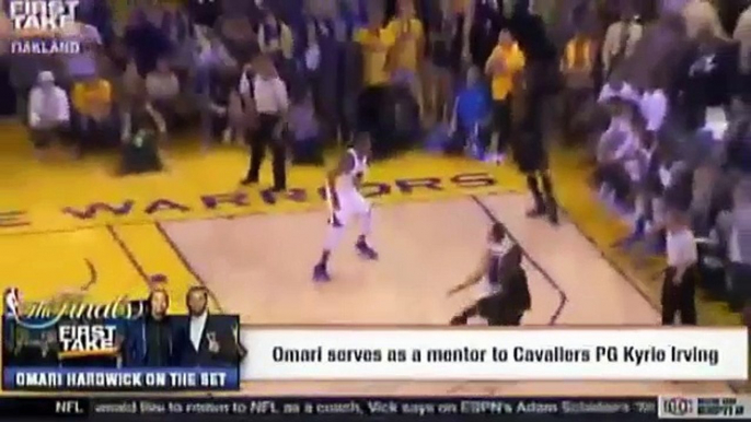 ESPN FIRST TAKE Omari serves as a mentor to Cavallers PG Kyrie Irving
