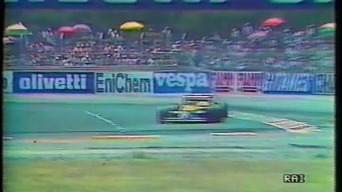 Gran Premio di Francia 1987: Intervista a Patrese e sorpasso di Mansell a N. Piquet