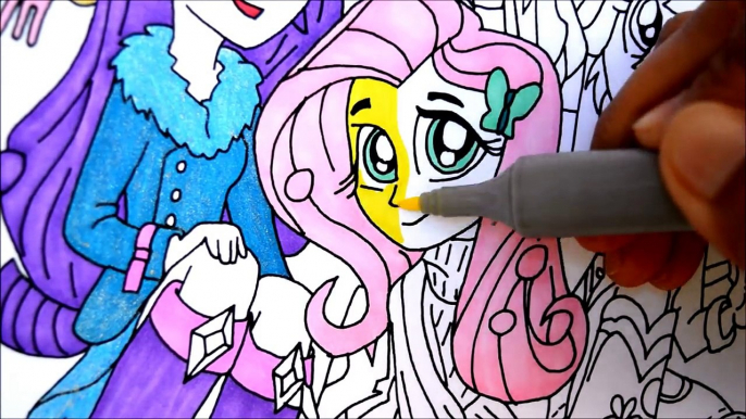 MLP Equestria Girls Coloring Pages Rarity Pinkie P. Rainbow D. Twiligt Sparkle Apple J Flutter Shy