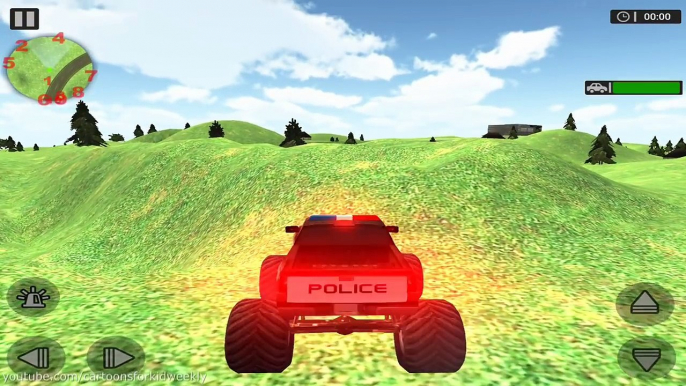 Offroad Police Monster Truck | Android Gameplay | Join City Police Patrol Game