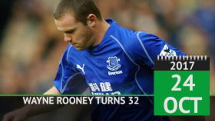 Born this day... Wayne Rooney turns 32