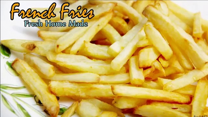 French fries Recipe | Make Crispy Mcdonalds French fries Recipe at Home - Indian Snacks Recipes