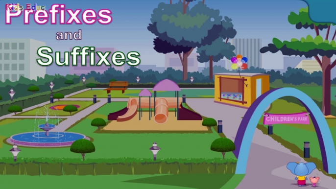 Prefixes and Suffixes - English Grammar, Fun & Educational Game for Children, Grade 2