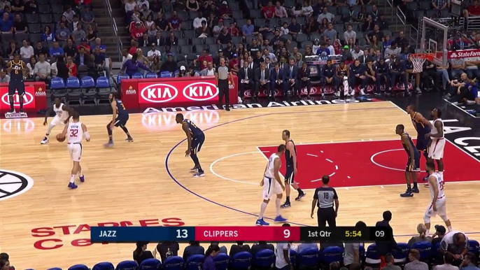 Blake Griffin slams one over Rudy Gobert!