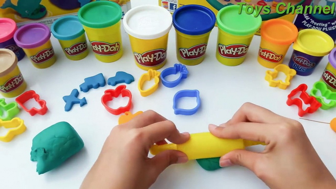 Play Doh KIDDY CLAY Learn Colors For Children With Play Doh Toys Channel 2016