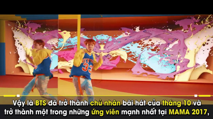 BTS chiến thắng áp đảo EXO giành danh hiệu bài hát tháng 10 với “DNA”