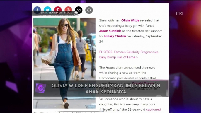 Olivia Wilde Mengumumkan Jenis Kelamin Anak Keduanya