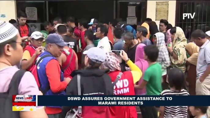 DSWD assures government assistance to Marawi residents