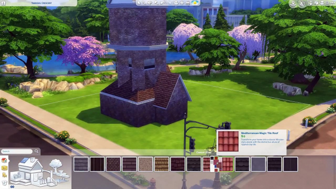 WATER TOWER Conversion | The Sims 4 House Building