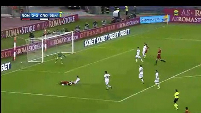 AS Roma 1 - 0  Crotone 25102017 Diego Perotti Super Penalty Goal 10' HD ull Screen . par Football Highlights & Goals
