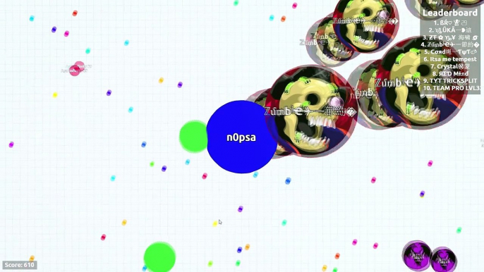 Agar.io - AGGRESSIVELY DESTROYING EASY TEAMS SOLO IN AGARIO