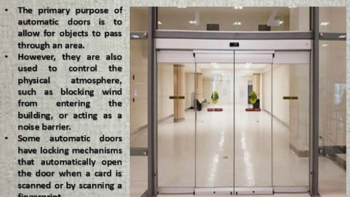 How Do Automatic Doors Work | How Automatic Doors Work