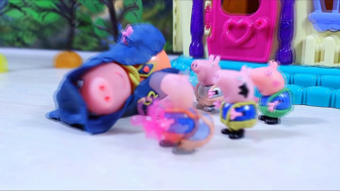 Свинка Пеппа Мультфильмы для детей Пеппа и Джордж в замке колдуньи Peppa Pig