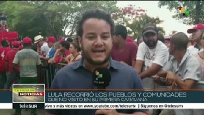 teleSUR noticias: Lula por Brasil recorrió Minas Gerais