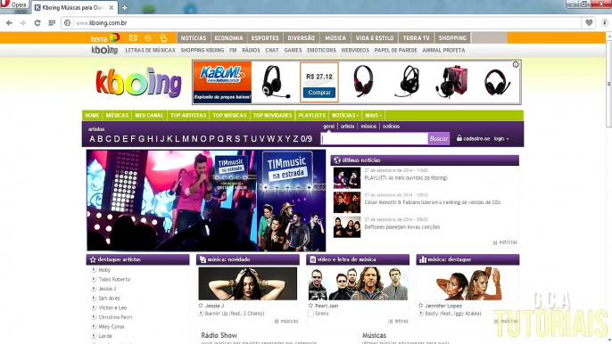 TUTORIAL COMO BAIXAR OU GRAVAR MUSICAS DO SITE KBOING - ATUALIZADO