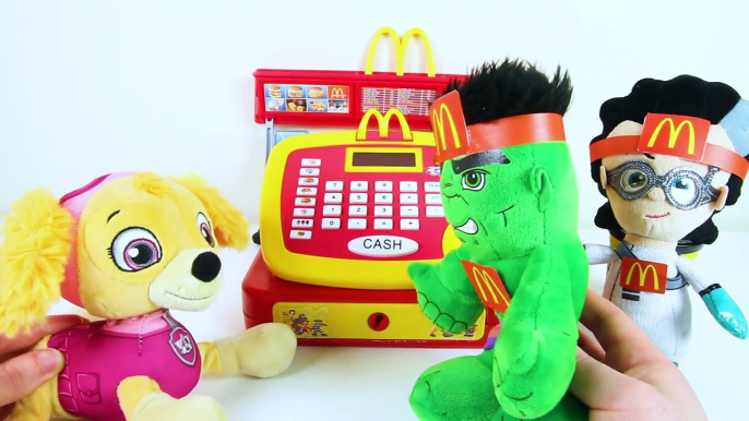 Villain Slimes McDonalds Toys with Paw Patrol - Learning to Count