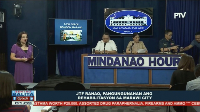 JTF Ranao, pangungunahan ang rehabilitasyon sa Marawi City