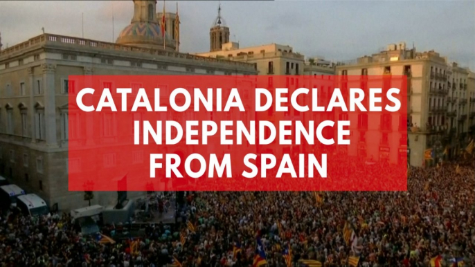 Catalonia declares independence from Spain