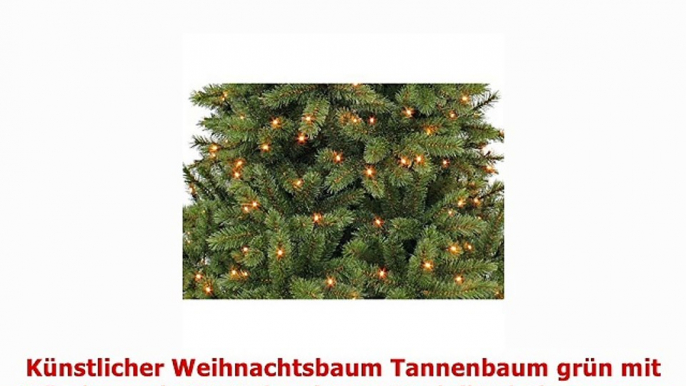 Künstlicher Weihnachtsbaum 150 cm Christbaum mit Beleuchtung LED Flash Hartnadel mit