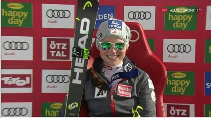 Fis Alpine World Cup 2017-18 Women's Alpine Skiing Giant Slalom Sölden 2^ Run