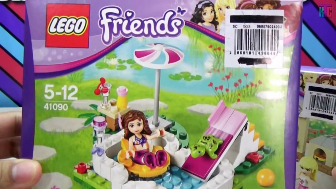 LEGO Friends Olivias Garden Pool Set and LEGO Friends Stephanies Pizzeria Set