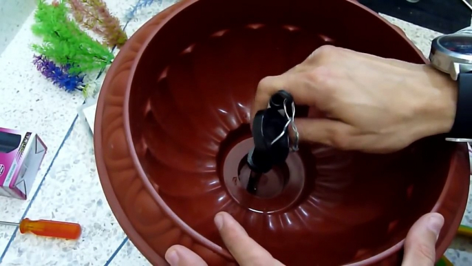 How to make a nice and simple water fountain at home