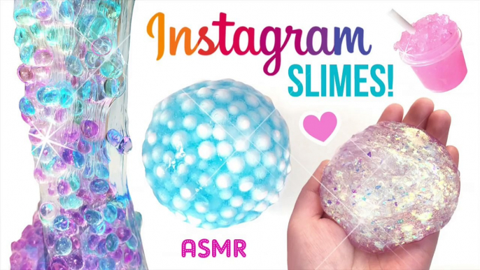 5 MORE Amazing Instagram DIY Slimes!! ASMR AF