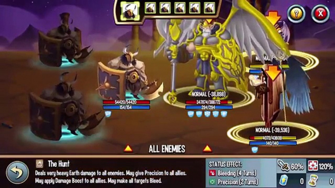 Monster Legends - Super The Warrior level 130 review skill combat