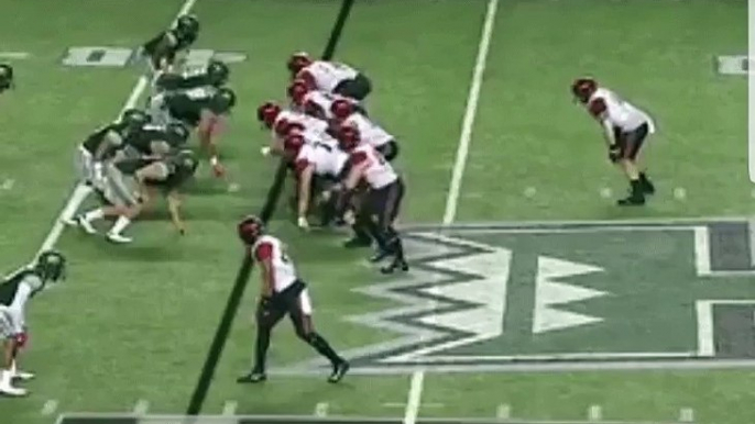 A player gets comically dragged in College Football!