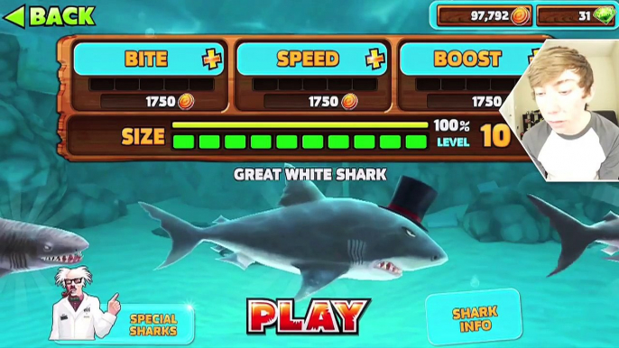 MEGALODON - Hungry Shark Evolution - Part 7 (iPhone Gameplay Video)