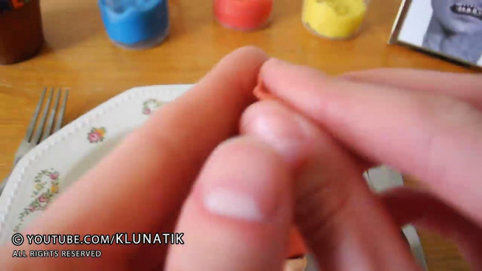 Klunatik EATING colored CLAY PART 2!! (Play-Doh) Kluna Tik Dinner #50 _ ASMR eating sounds no talk-fz5hCNkoL3A