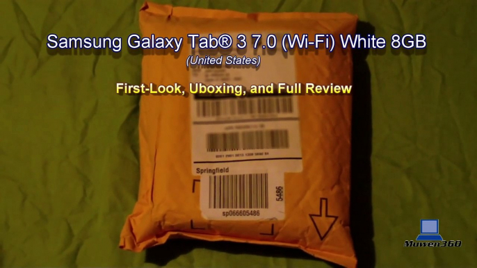 Samsung Galaxy Tab 3 7.0 (Wi-Fi) White 8GB Unboxing & Full Review